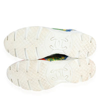 Chanel 17S Multicolour PVC Tweed Sneakers 40.5 ad1