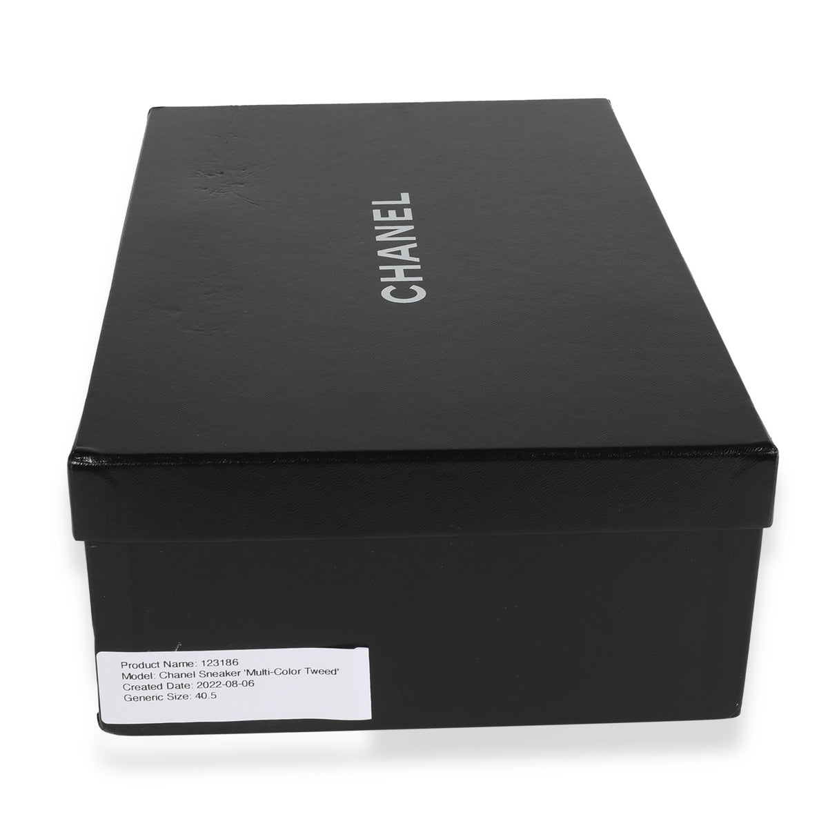 Chanel 17S Multicolour PVC Tweed Sneakers 40.5 box