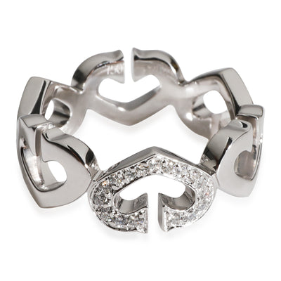 C Heart De Cartier Ring (White Gold)