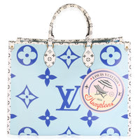 Blue Monogram Giant Canvas Hamptons Onthego GM