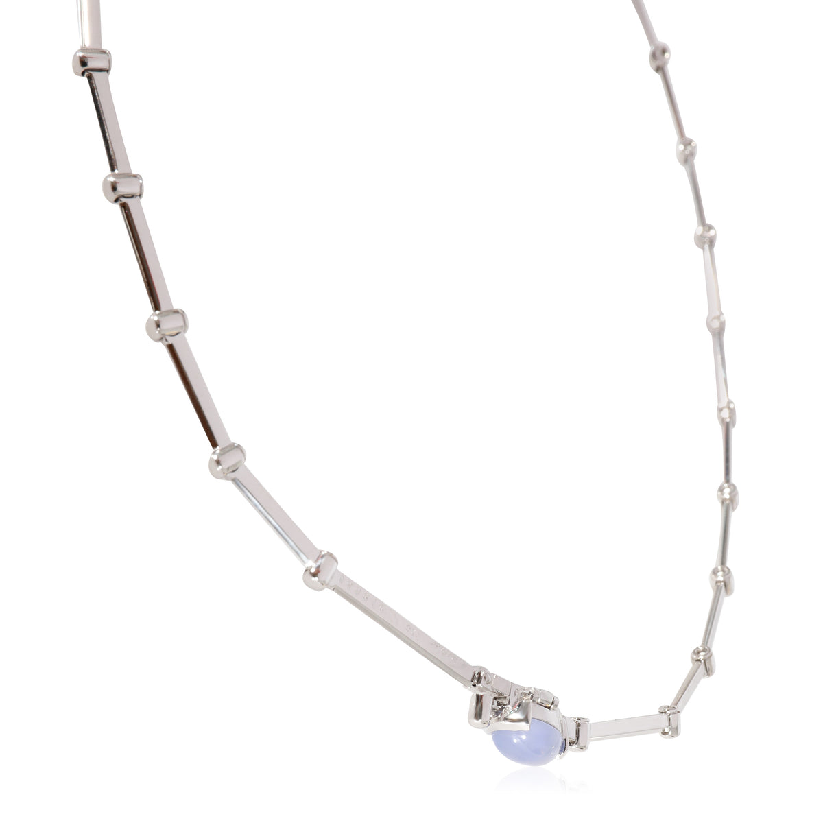 Meli Melo Diamond Necklace in 18k White Gold 0.3 CTW