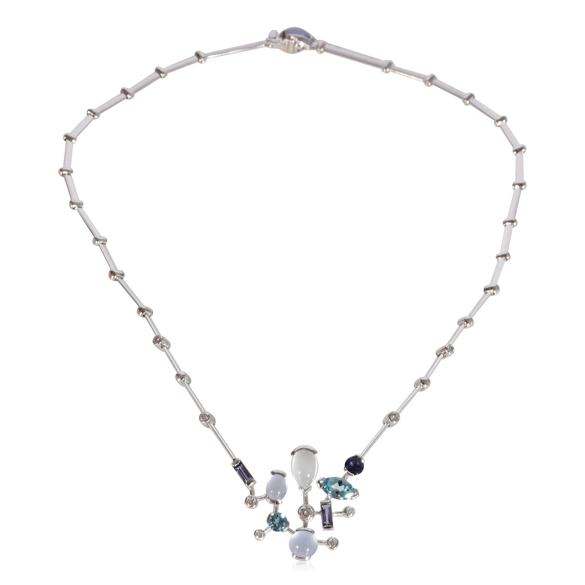 Meli Melo Necklace (White Gold)