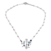 Meli Melo Necklace (White Gold)