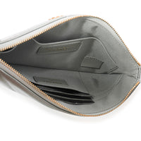 Gray Quilted Satin Chanel 19 O-Case