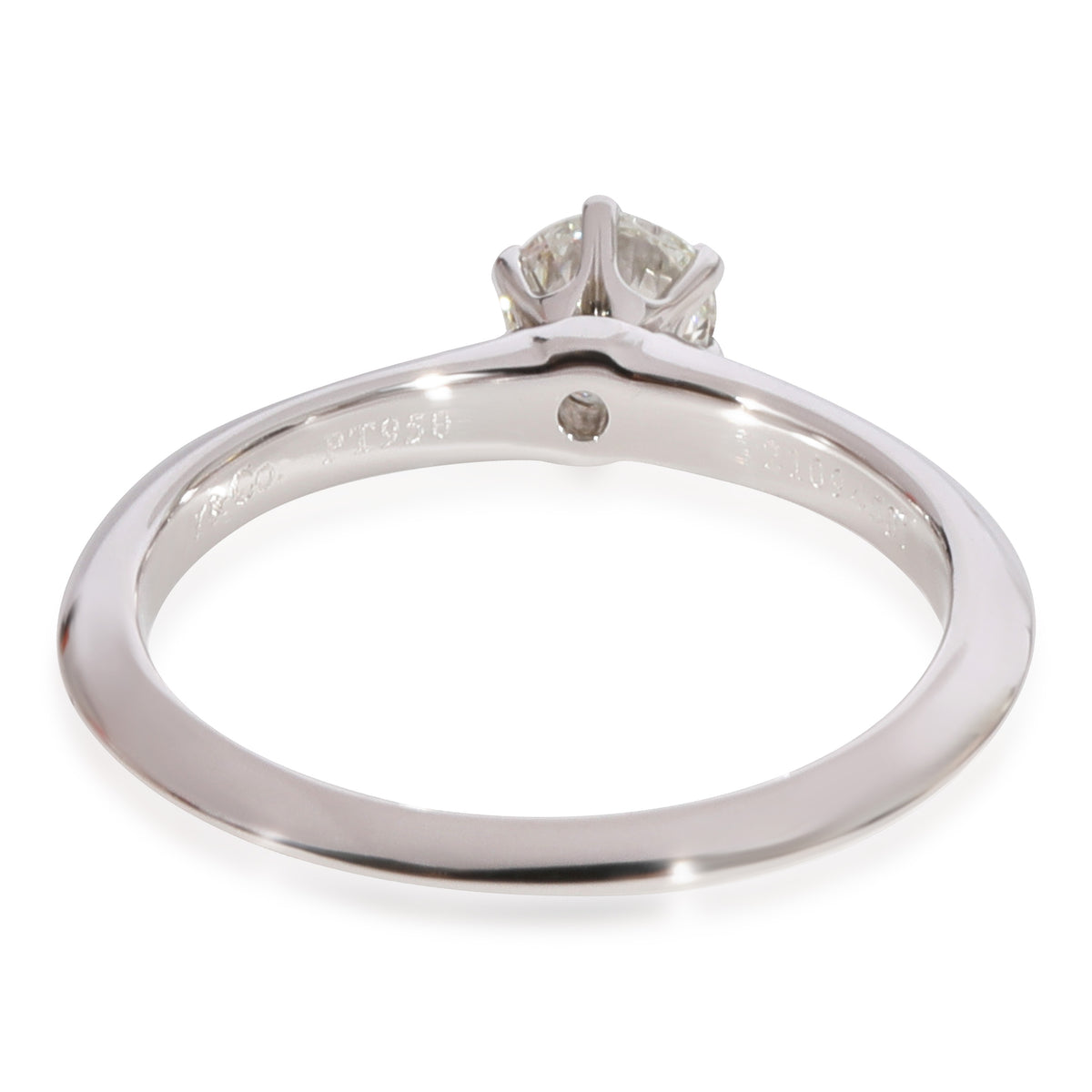 Diamond Solitaire Ring in 950 Platinum I VVS1 0.31 CTW