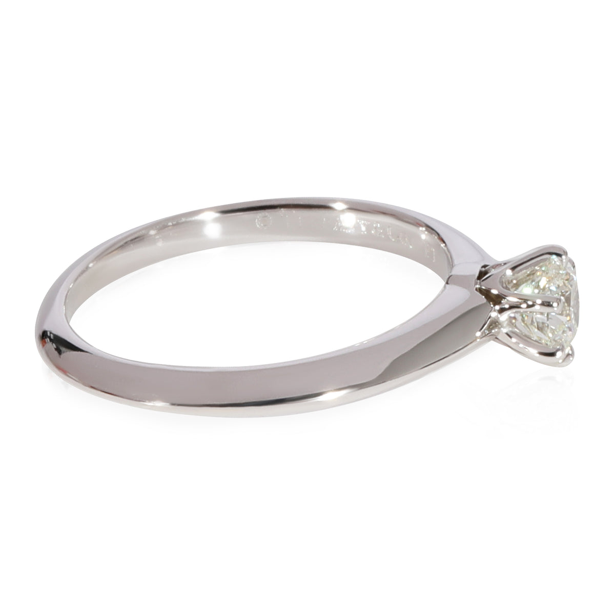 Diamond Solitaire Ring in 950 Platinum I VVS1 0.31 CTW