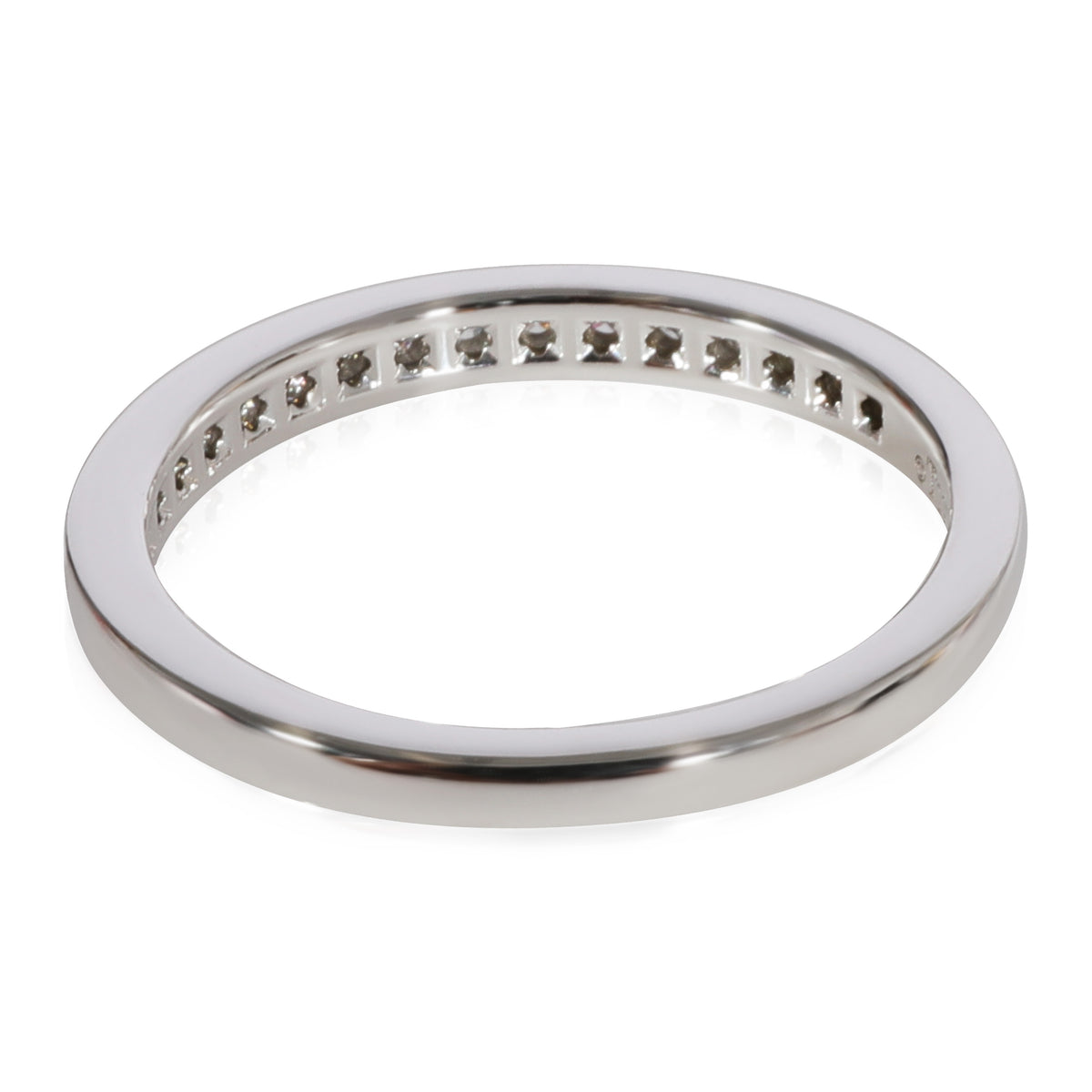 Channel Set Diamond Band in 950 Platinum 0.24 CTW