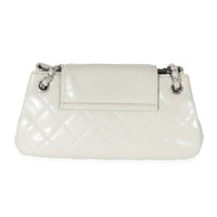 Gray Quilted Glazed Leather Reissue Accordion Flap Bag