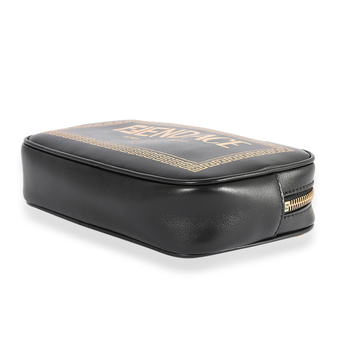 Fendi x Versace Fendace Black Logo Print Camera Case Handbag box