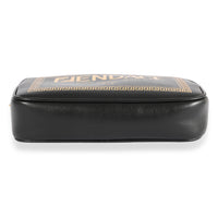 Fendi x Versace Fendace Black Logo Print Camera Case Handbag stamp