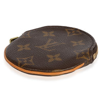 Monogram Canvas Round Coin Purse