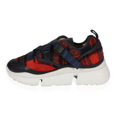 Wmns Sonnie Low Top Red Flannel