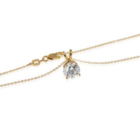 Diamond Solitaire Pendant in 18K Yellow Gold (1.66 CTW)
