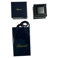 Chopard Happy Diamond Heart  Ring in 18k White Gold 0.86 CTW box