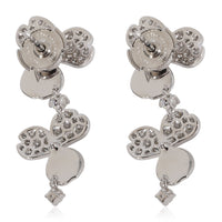 Paper Flowers Diamond Earrings in 950 Platinum 1.02 CTW