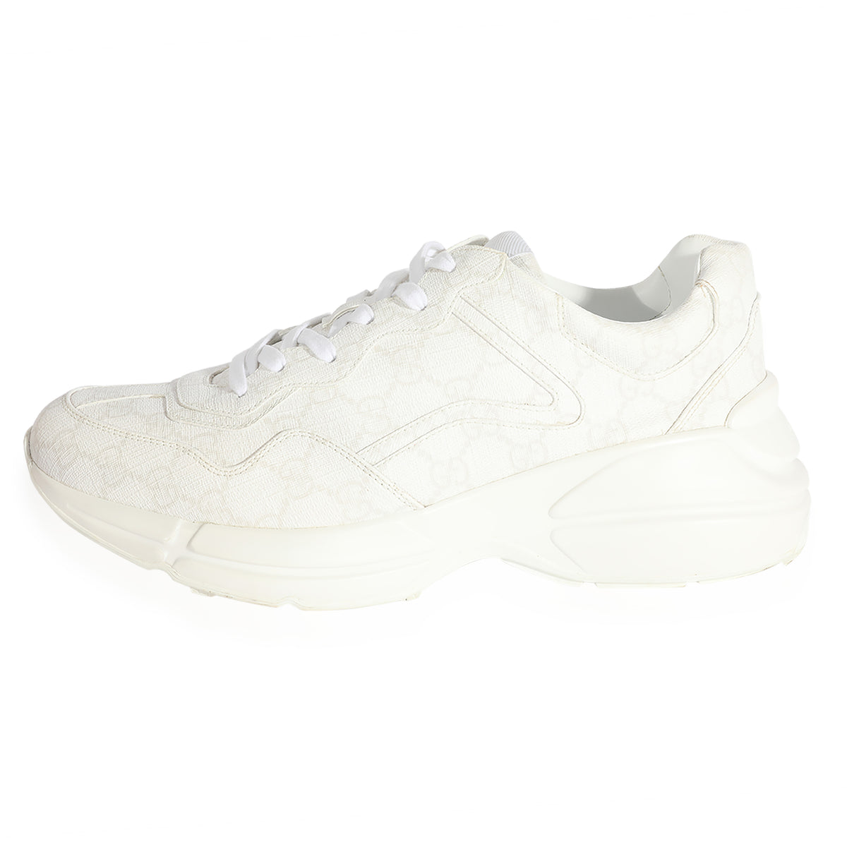 Gucci Rython White Monogram Gucci GG Rhyton 'White Grey Monogram' | myGemma | Item #124500