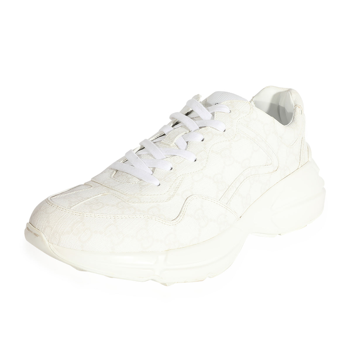 Gucci Rython White Monogram Gucci GG Rhyton 'White Grey Monogram' | myGemma | Item #124500