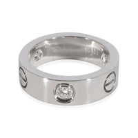 Love Ring, 3 Diamonds (White Gold)