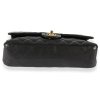 Black Quilted Lambskin Medium Classic Double Flap Bag