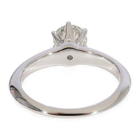 Diamond Solitaire Engagement Ring in Platinum H VS1 0.88 CTW