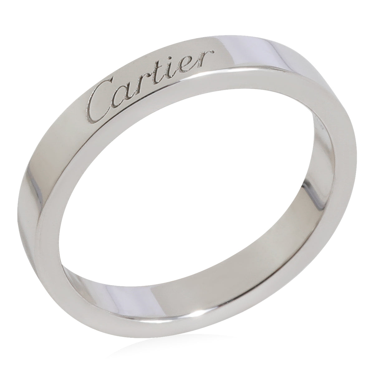 C De Cartier Wedding Band (Platinum)