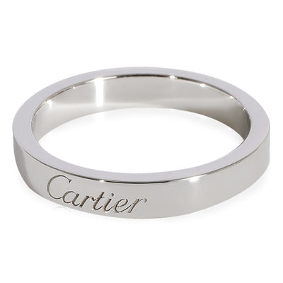 C De Cartier Wedding Band (Platinum)