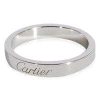 C De Cartier Wedding Band (Platinum)