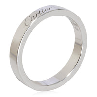C De Cartier Wedding Band (Platinum)