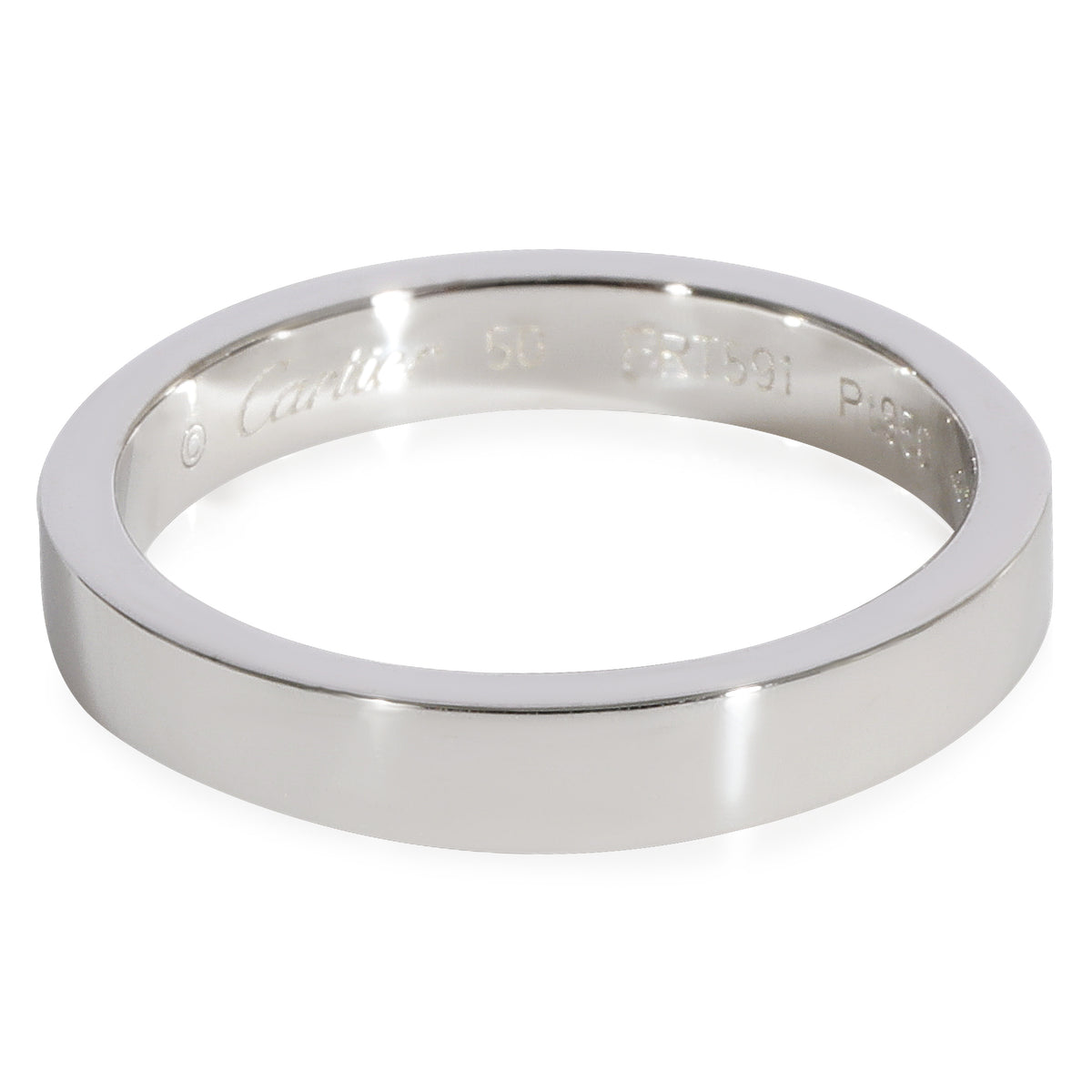 C De Cartier Wedding Band (Platinum)