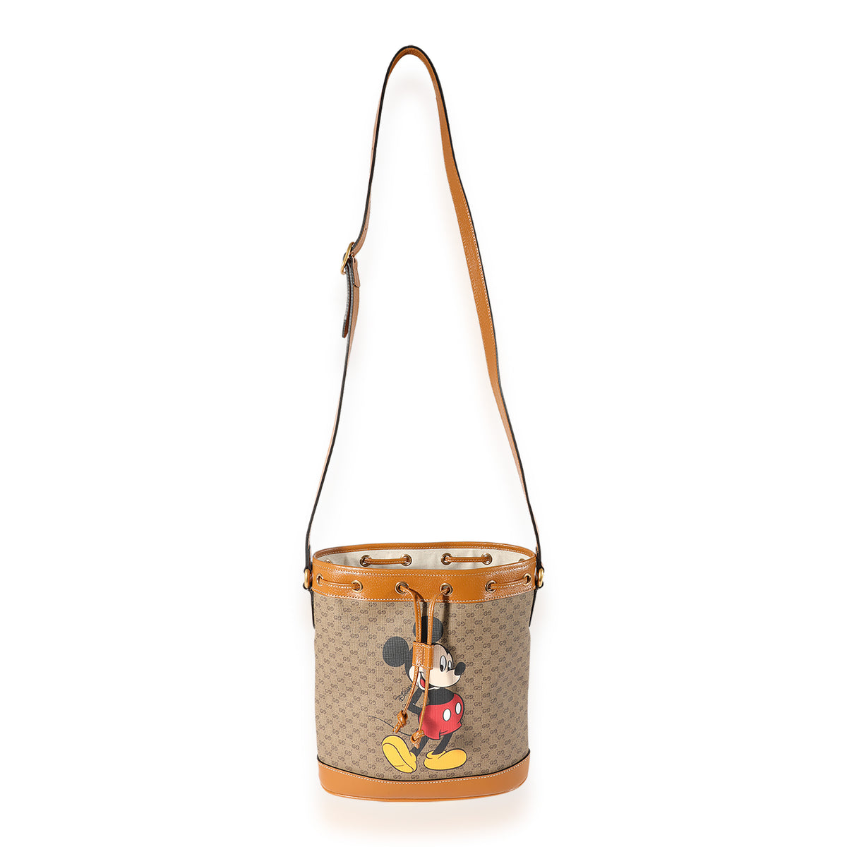 x Disney Vintage GG Supreme Mickey Mouse Bucket Bag