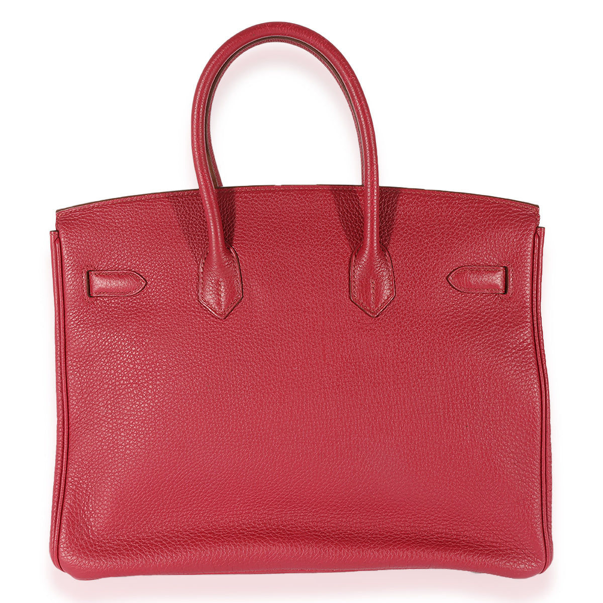 Hermès Rubis Togo Birkin 35 PHW Handbag pv