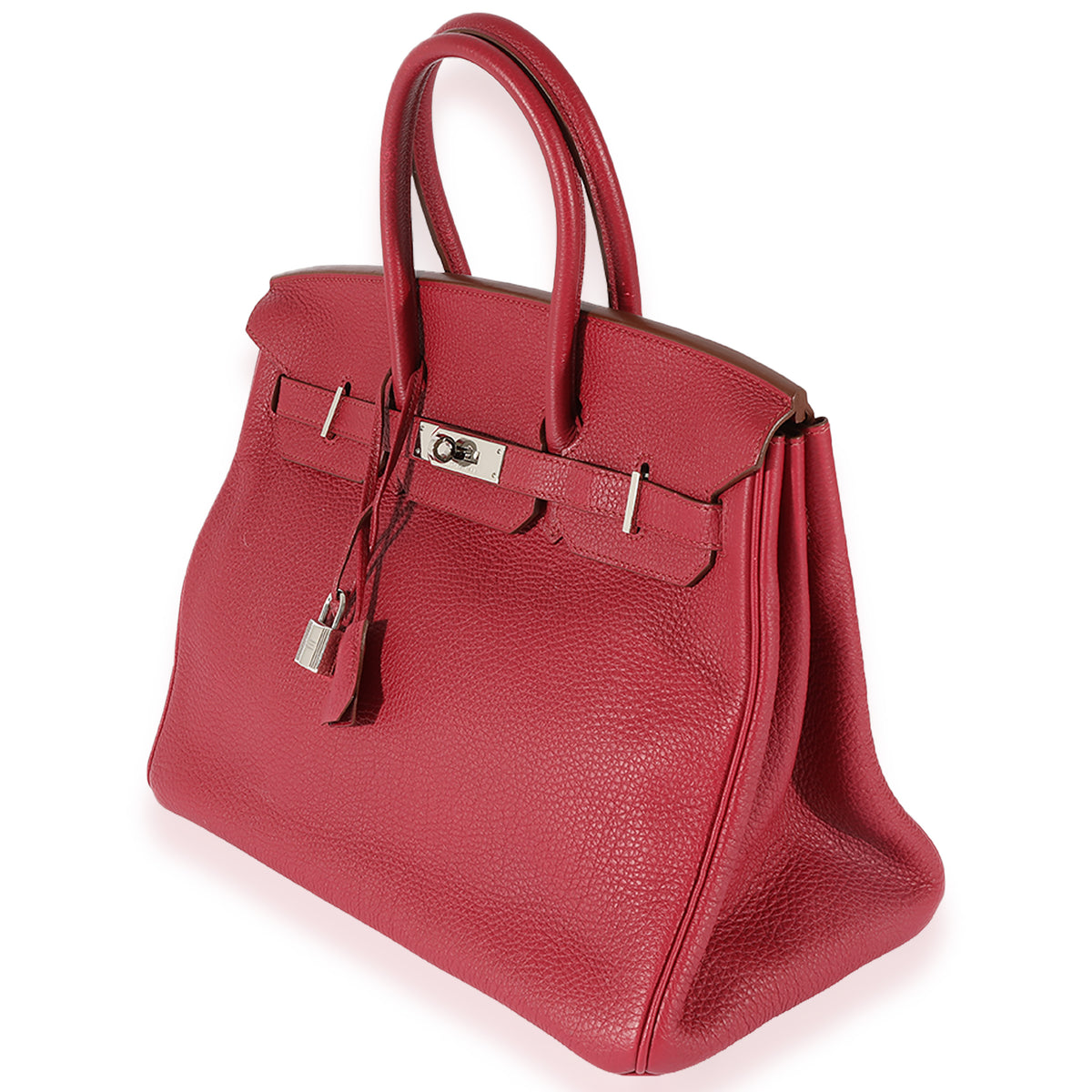 Hermès Rubis Togo Birkin 35 PHW Handbag sv