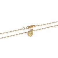 myGemma Fancy Intense Yellow Diamond Solitaire Pendant in 14K Yellow Gold SI2 1.01 CT clasp