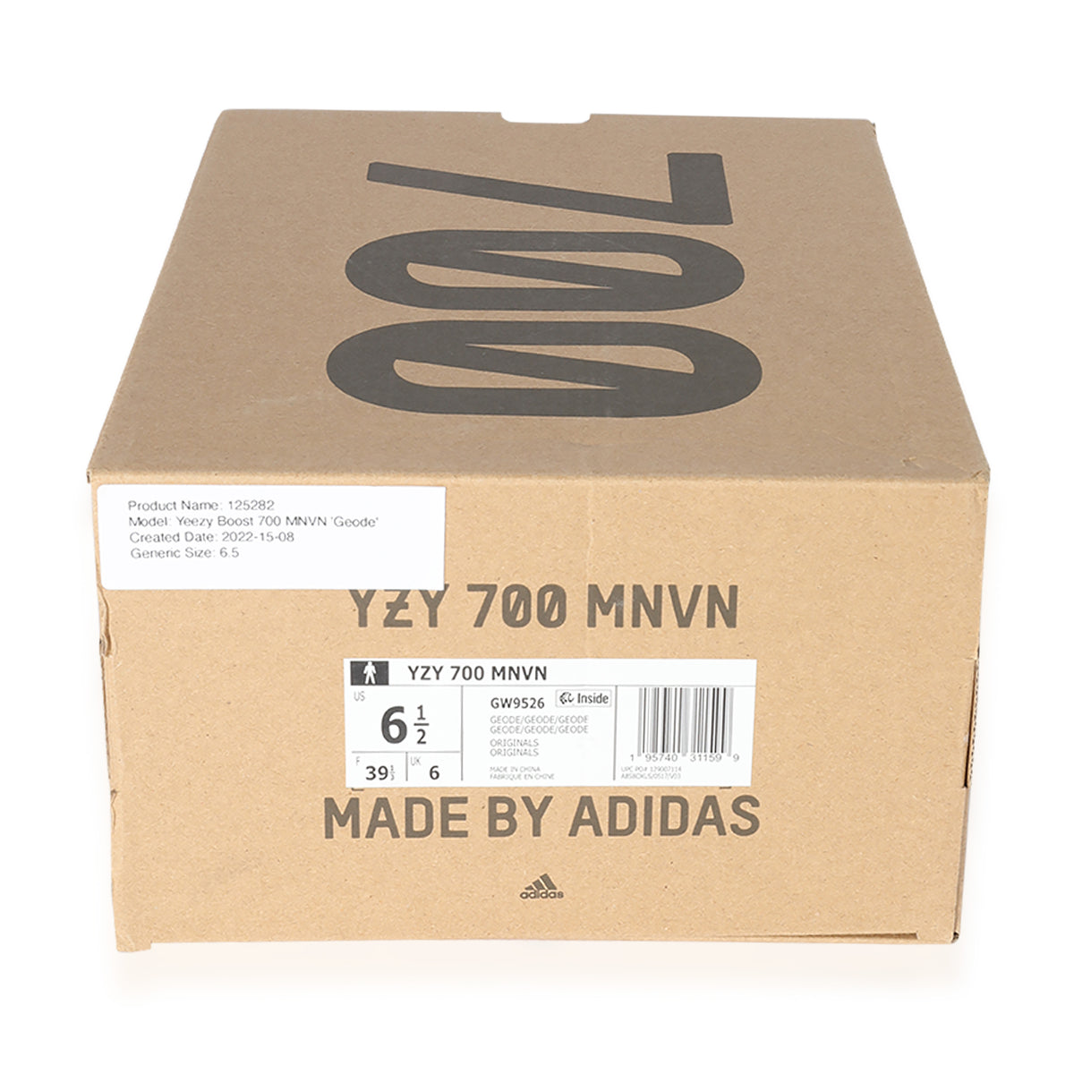 Adidas Yeezy Boost 700 MNVN 'Geode' box