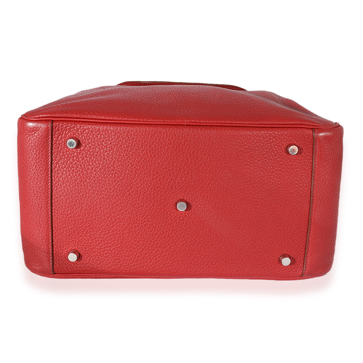 Rouge Grenat Clémence Leather Lindy 34 PHW