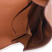 Hermès Gold Vert Fizz Evercolor Bicolore Constance Slim Compact GHW Handbag ad1