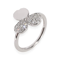 Paper Flowers Diamond  Ring in Platinum 0.16 CTW