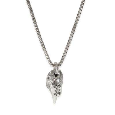 Gucci Anger Forest Eagle Head Pendant in Sterling Silver