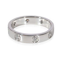 Love Wedding Band, 8 Diamonds (White Gold)