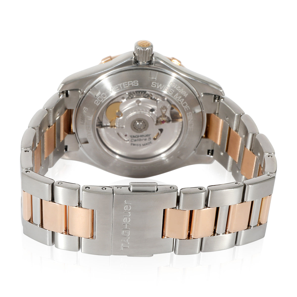Aquaracer WAP2150.BD0885 Men's Watch in  Stainless Steel/Rose Gold
