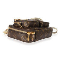Louis Vuitton Monogram Canvas Utility Crossbody Bag Handbag clasp
