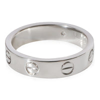 Love Diamond Wedding Band, 1 Diamond (White Gold)