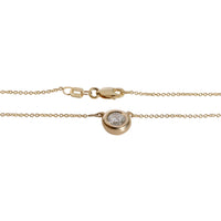 Diamond Bezel Set Necklace in 14K Yellow Gold (0.52 CTW)