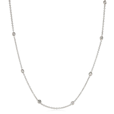 Diamonds by the Yard Necklace in 14K White Gold (1.04 CTW G-H/SI2)