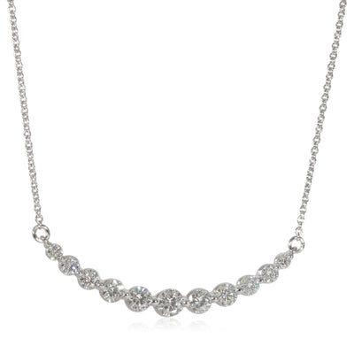 Diamond Smile Necklace in 14K White Gold (1.00 CTW G-H/SI2)