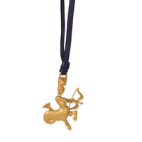 3 Sagittarius Charm on Purple Leather Strap, from Spring/Summer 2014