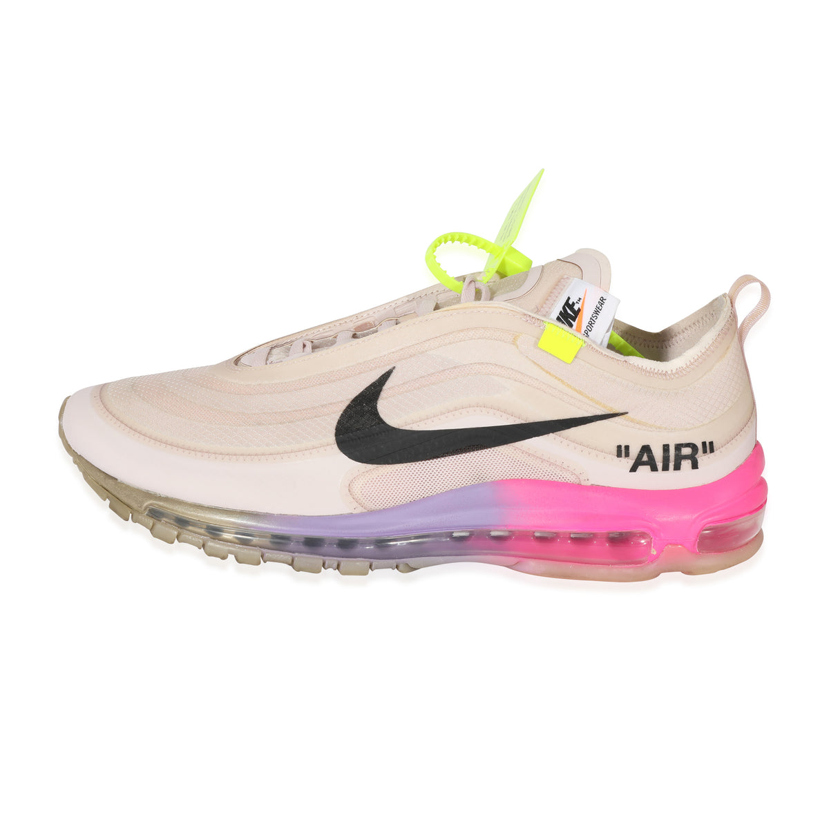 Off white air max 97 pink best sale