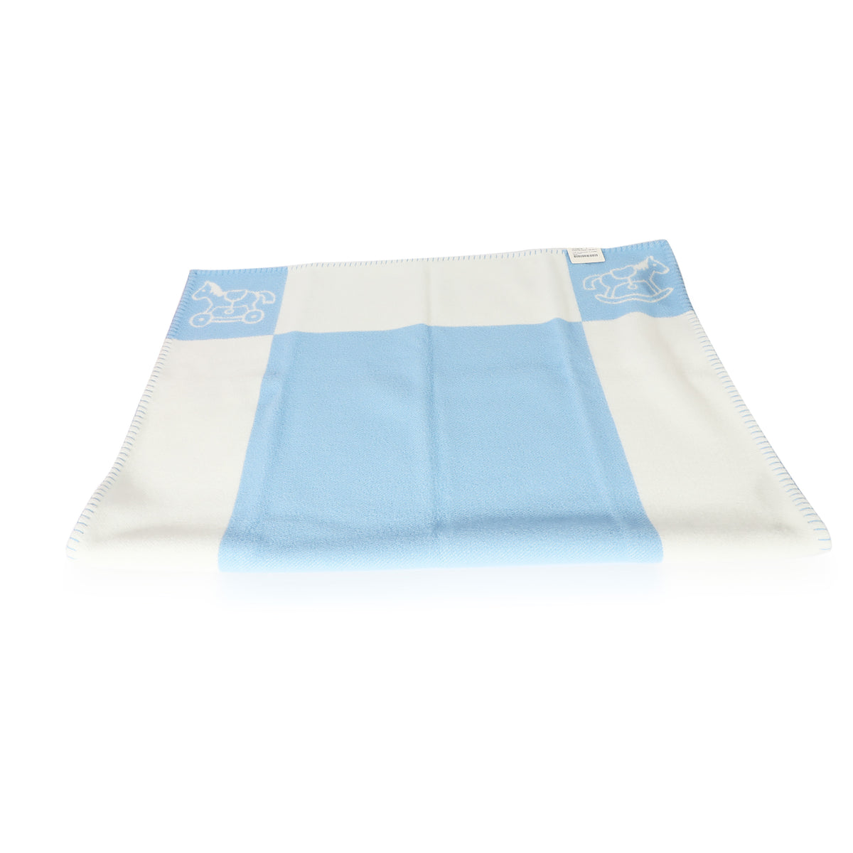 Bleu Glacier Wool Adada Avalon Baby Blanket