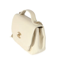 Chanel Cream Caviar Mini Business Affinity Flap Handbag sv