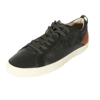 D&G Leather Low Top Sneaker Green Tan